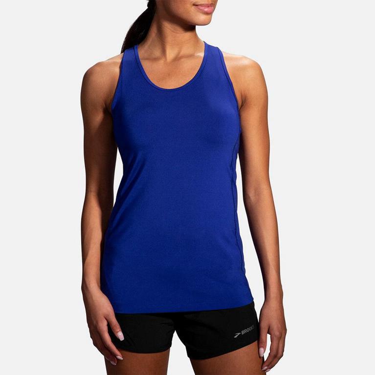 Brooks Women's Pick-Up Running Tank Top - Blue (APQI96253)